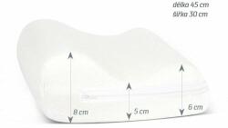 Bellatex Față de pernă anatomică Bellatex alb, 45 x 30 cm Lenjerie de pat