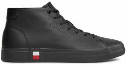 Tommy Hilfiger Sneakers Hi Vulc Leather Detail FM0FM05045 Negru