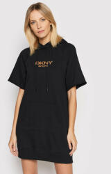 DKNY Rochie tricotată DP1D4494 Negru Regular Fit