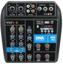 DNA MIX 4U Audio mixer, USB, MP3, Bluetooth