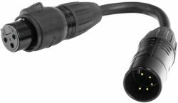 Accu-Cable DMX 5-pin M to 3-pin FM IP65