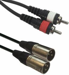 Accu-Cable AC-2XM-2RM/1, 5 2x XLR male/2 x RCA 1, 5m