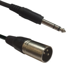 Accu-Cable AC-XM-J6S/3 XLR male to 63 Jack Stereo