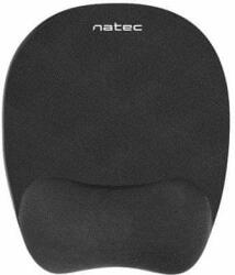 NATEC CHIPMUNK ergonomikus egérpad, memóriahab, fekete, 230x200 mm, 230x200 mm