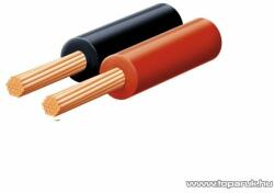 Somogyi Elektronic KLS 0, 75X Piros-fekete hangszóróvezeték, 2 x 0, 75 mm2, folyóméteres kiszerelés