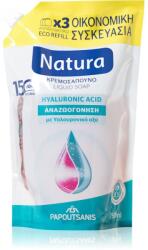Papoutsanis Natura Hyaluronic Acid sampon hidratant rezervă 750 ml