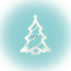 Dekorációs termékek KID 412 - LED-es ablakdísz, karácsonyfa