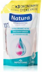  PAPOUTSANIS Natura Hyaluronic Acid hidratáló sampon utántöltő 750 ml