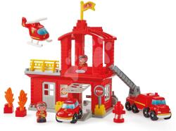 Ecoiffier Joc de construit Pompieri Abrick Écoiffier cu 2 figurine și 3 vehicule de la 18 luni ECO2980 (ECO2980)