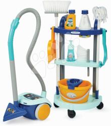 Ecoiffier Cărucior de curățenie cu aspirator Cleaning Trolley Clean Home Écoiffier cu 11 accesorii de la 3 ani (ECO2774)