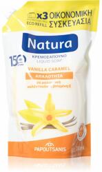 PAPOUTSANIS Natura Vanilla Caramel folyékony szappan utántöltő 750 ml