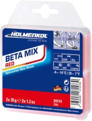 Holmenkol Betamix RED, melegvax, 2x35 gr