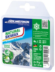 Holmenkol Natural Wax melegvax, 2x35 gr