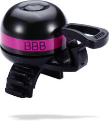 BBB EasyFit Deluxe kerékpár csengő, fekete-magenta