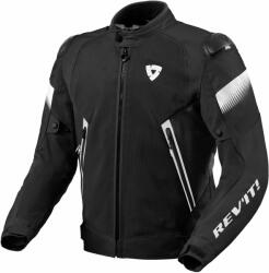 Rev'it! Jacket Control Air H2O Black/White L Geacă textilă (FJT360-1600-L)