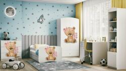 Kocot Kids Babydreams Ifjúsági ágy ágyneműtartóval - Maci virágok (LBD_BM_MKW) - pepita - 62 990 Ft