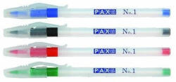PAX Golyóstoll 0, 7mm, kupakos Pax No. 1, írásszín zöld (PAX4030033) - pepita