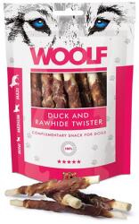 WOOLF Duck And Rawhide Twister Szárított bőr kacsával csomagolva 100g
