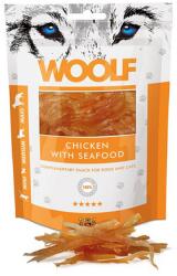 WOOLF Chicken With Seafood Csirke tenger gyümölcseivel 100g