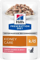 Hill's Hill' s Prescription Diet Feline Kidney Care k/d Salmon 12 x 85 g 2+1 GRÁTISZ