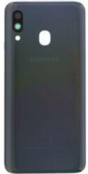 Samsung GH82-19406D Gyári akkufedél hátlap - burkolati elem Samsung Galaxy A40, fekete (GH82-19406D)