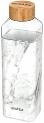 QUOKKA Storm Üvegpalack szilikon felülettel700 ml, marble