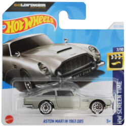 Mattel Hot Wheels: Aston Martin 1963 DB5 007 kisautó 1/64 - Mattel (5785/HTB36) - jatekwebshop