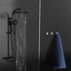 SCHÜTTE Set de duș deasupra capului MADURA FRESH negru mat (429383)