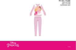 Disney Hercegnők vékony pamut gyerek pizsama - jersey pizsama - világosrózsaszín - 110