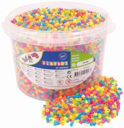 Playbox PlayBox: 5mm-es MIDI neon színű vasalható gyöngyök vödörben 20.000db-os csomag (2456485) - jatekshop