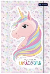 Astra unikornisos gumis mappa A/4-es - Szivárvány