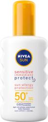 Nivea Sun Spray napvédő spray Sensitive OF 50+ 200 ml
