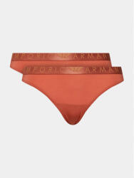 Emporio Armani Underwear Set 2 perechi de chiloți de damă 163337 3F235 03051 Maro