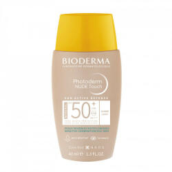 BIODERMA - Fluid pentru piele mixta si grasa Photoderm Nude Touch Mineral SPF 50+, Bioderma 40 ml Golden - vitaplus