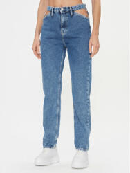 Calvin Klein Jeans Blugi Authentic Slim Straight Cut Out J20J222433 Albastru Slim Fit