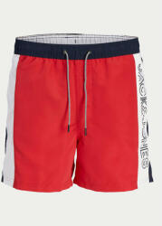 JACK & JONES Pantaloni scurți pentru înot Fiji Colorblock 12253752 Roșu Regular Fit