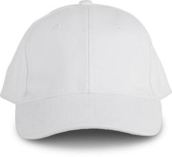 K-UP KP108 fém csatos 6 paneles baseball sapka, K-UP, White-U (kp108wh-u)