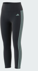 adidas Colanți Train Essentials AEROREADY 3-Stripes High-Waisted Training Leggings IJ9576 Albastru