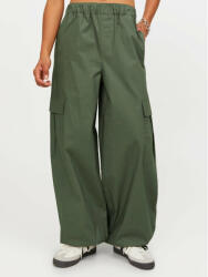 JJXX Pantaloni din material Yoko 12224655 Verde Cargo Fit
