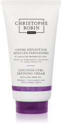 Christophe Robin Luscious Curl Defining Cream with Chia Seed Oil crema de netezire pentru par ondulat si cret 150 ml