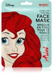Mad Beauty Disney Princess Ariel mască textilă hidratantă cu extracte de castravete 25 ml
