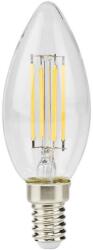 Nedis LED izzó, E14, gyertya, 4, 5 W, 470 lm, 2700 K, retro (LBFE14C352)