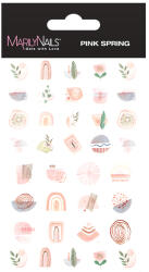 Marilynails Vizes Körömmatrica - Pink Spring