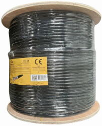 Gembird UPC-6004-SO-OUT CAT6 UTP LAN outdoor cable, solid, 305 m, black (UPC-6004-SO-OUT) - vexio