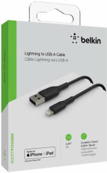 Belkin BOOST CHARGE USB-A to Lightning Cable, PVC - 2M - Black (CAA001bt2MBK)