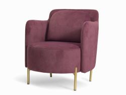 VOX bútor Flame design fotel, arany láb