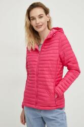 Answear Lab rövid kabát női, rózsaszín, átmeneti - rózsaszín XXL