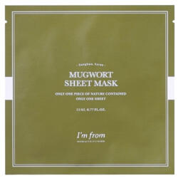 I'm From Mugwort Sheet Mask - Nyugtató Fátyolmaszk Ürömkivonattal 1db/23ml