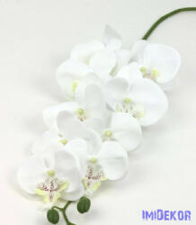  9 fejes gumis orchidea ág 95 cm - Fehér