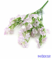 Apró virágos díszítő csokor 33 cm - Halvány lila